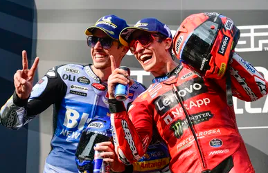 Finis di urutan kedua di MotoGP Aragon, Alex Marquez mengakui bahwa Marc lebih unggul