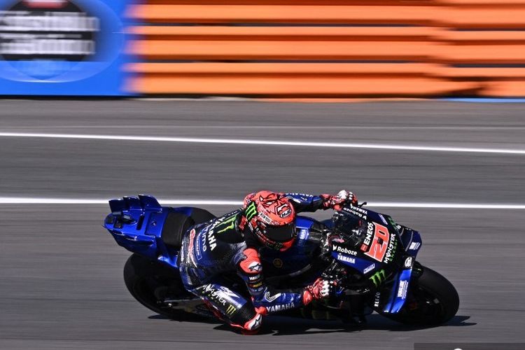 MotoGP Belanda 2025: Quartararo Rajai Kualifikasi, Crash di Sprint Race